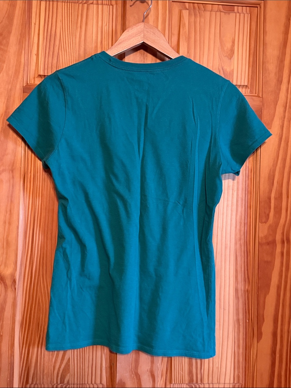 The North Face Women's Teal Logo Short Sleeve Tee - Picture 5 of 5